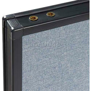 24-1/4"W x 42"H Office Partition Panel by Global Industrial – Steel, Blue, Model 277660BL