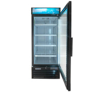 28 3/10" One Section Display Freezer w/Swing Doors - Bottom Mount Compressor by MOTAK – 29.90x36.70x83.10, In Description, Check Images, Model MGD-1DF-26-HC