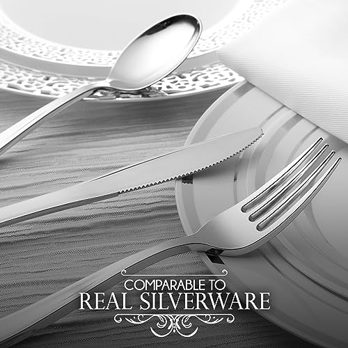Stock Your Home 100 Count / Silver / Formal Spoons