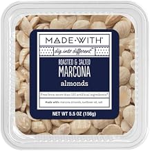Made With Roasted & Salted Marcona Almonds, 5.5 Ounce (Pack of 12)