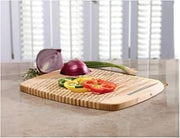KitchenAid Gourmet End‑Grain Bamboo Double Sided Cutting Board 11×14″ Easy To Clean