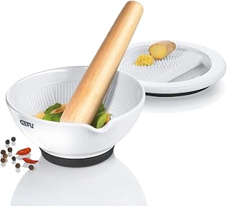 GEFU Porcelain Mortar with Grater Suri