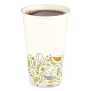 DEER16HCUP Deerfield Printed Paper Hot Cups by Boardwalk – 16 ounces, Paper, Green, Pack of 1000