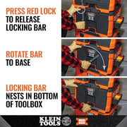 KLEIN TOOLS Single Drawer / Orange / 50.0 pounds Tool Boxes