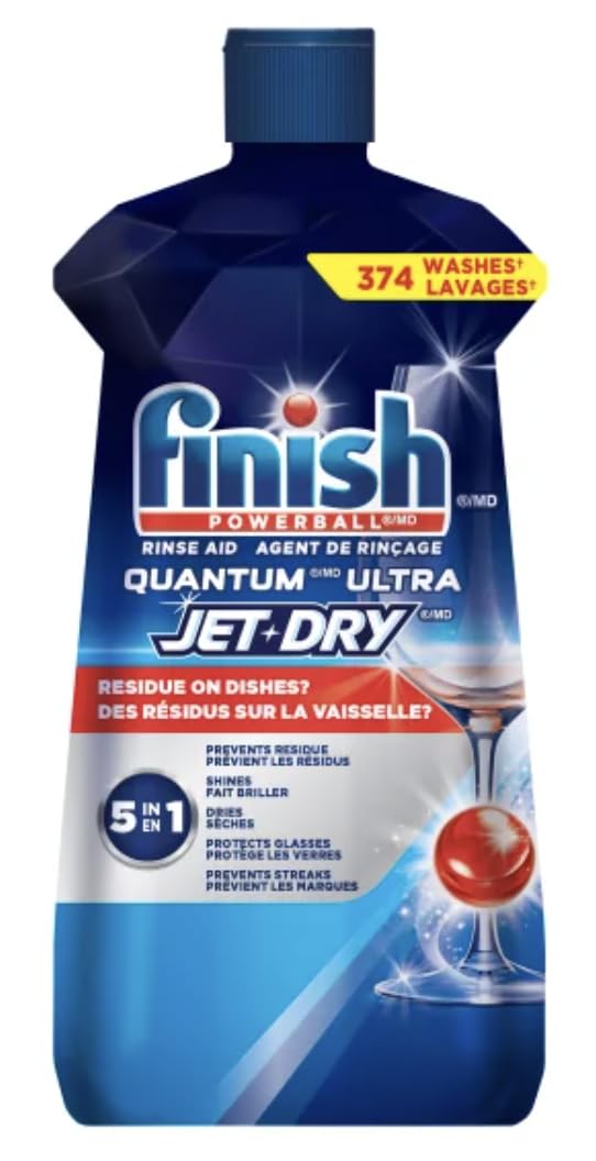 Quantum Ultra Jet Dry Rinse Aid by Finish – 37.87 Fl Oz (Pack of 1)