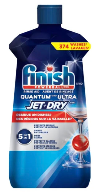 Quantum Ultra Jet Dry Rinse Aid by Finish – 37.87 Fl Oz (Pack of 1)