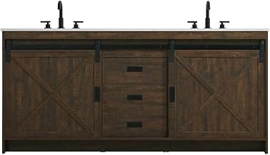 Elegant Kitchen and Bath Austin 72" Double Bathroom Vanity in Expresso