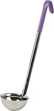 Winco 6 oz Red Stainless Steel Ladle