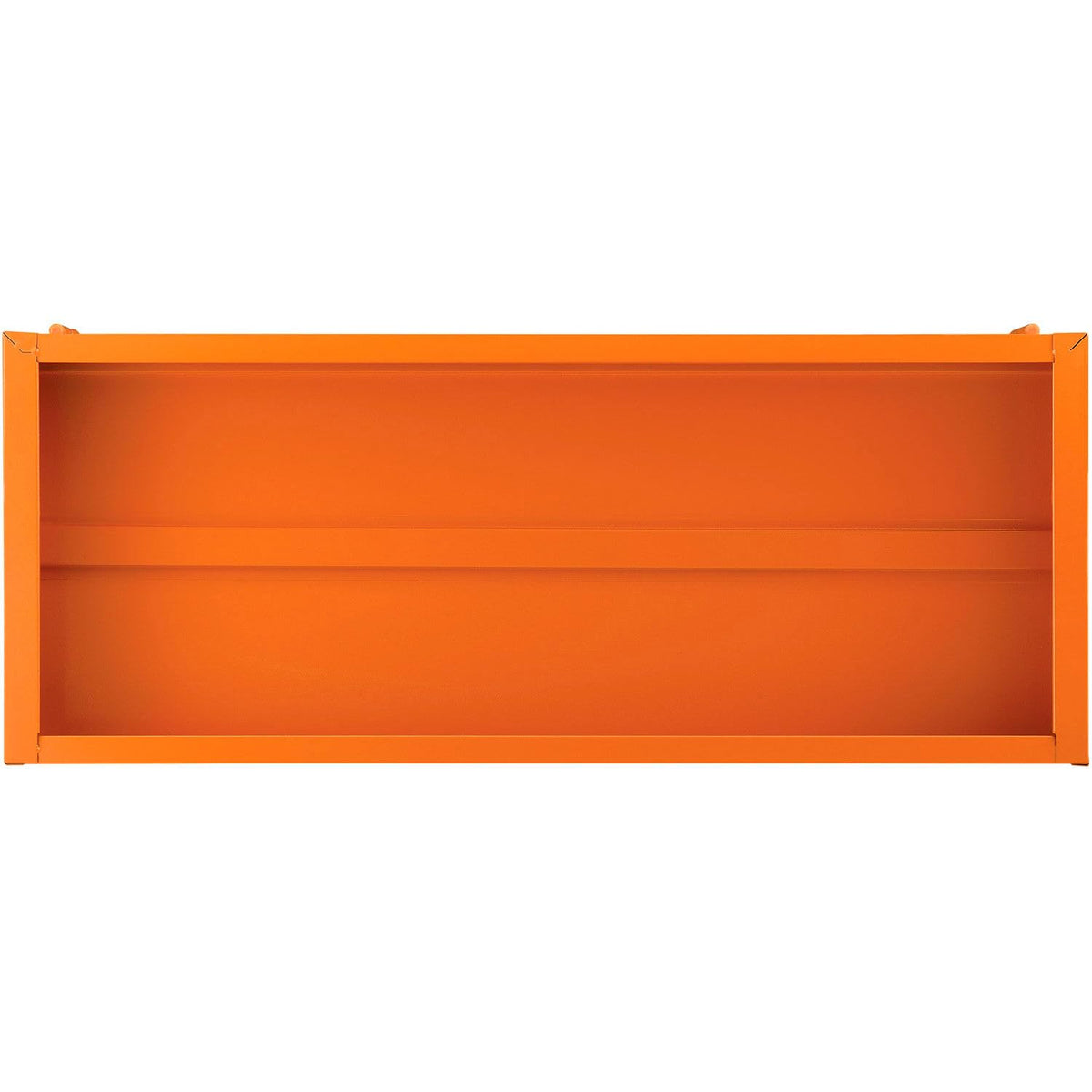 Emergency Preparedness Cabinet with Locking Recessed by Global Industrial – 12"L x 30"W x 30"H, Steel, Orange, Model 298684