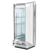 24 3/4" One Section Reach In Refrigerator by MOTAK – 26.97x25.59x68.90, In Description, Check Images, Model MSD-1DR-BAL-12-X