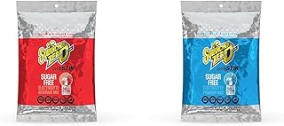 Sqwincher Zero Qwik Stik Sugar Free Watermelon & Mixed Berry Flavor Electrolyte Hydration Drink Mix (50 Count)