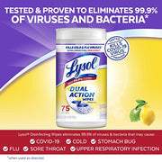 Lysol 75 count / 75 Count (Pack of 2) / A2561 Disinfectant Wipes