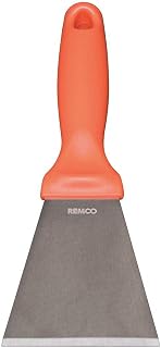 Remco - A Vikan Company 69727 3" Stainless Steel Scraper, Orange