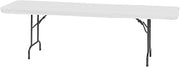 Creative Converting Stay Put Elastic Tablecloth, White fits 8' Banquet Tables 12 Per Pack