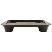 GET Brown / 17" x 14" / Modern Serving Trays