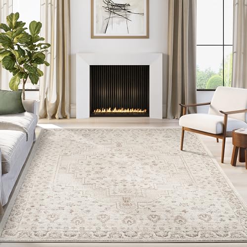 Abani Beige / 4' x 6' (Rectangular) / Oriental & Vintage Area Rugs