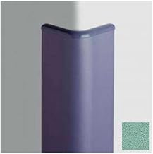 Corner Guard Bullnose 90, 3'' Wings, 4'H W/Caps, Pale Jade