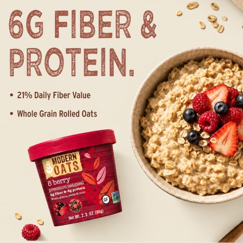 Modern Oats 5 Berry / 2.3 Ounce (Pack of 12) / 12 Breakfast Foods