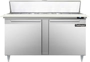 DL60-16C Designer Line Sandwich Unit, 60" W, With 16 Pan Top Openings & 19" Cutting Board