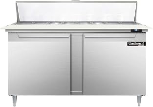 DL60-16C Designer Line Sandwich Unit, 60" W, With 16 Pan Top Openings & 19" Cutting Board