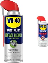 WD-40 Specialist Contact Cleaner Spray, 11 oz. & Specialist Penetrant with SMART STRAW SPRAYS 2 WAYS, 11 OZ