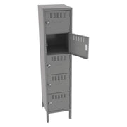 Box Locker by Tennsco – Alloy Steel, Grey, Model BS5-151812-1MG