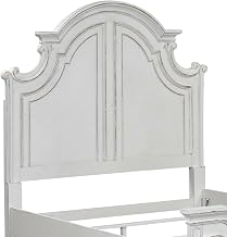 Starlight Canyon Home Antique White, Weathered Bark King Panel Headboard Solid, Manufactured Wood European Traditional Design Durable Construction