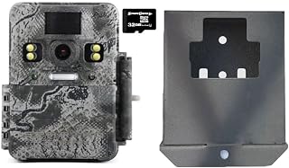 Spartan Lumen SR5-CX 1080P HD 24MP Dual Flash LED Wide Angle Non Cellular Trail Camera with 32GB Micro SD Card and Heavy Duty Steel Security Lock Box