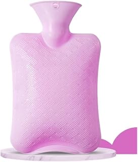 Hot Water Bottle Bag Hotpack for Pain Relief Menstrual Cramp,hot and Cold Compress, Hand Feet Warmer(Violet,1000ml)