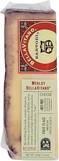 Sartori Reserve Merlot BellaVitano Cheese Wedge, 5 Ounce -- 12 per case.