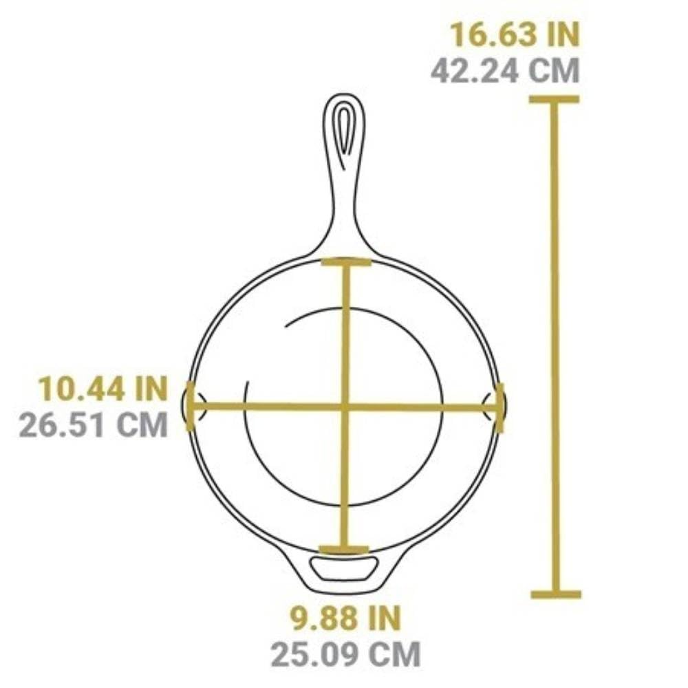 Lodge 8”, 10", & 12" (Pack of 3) / Black / 5.0 quarts Skillets