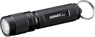Coast KL10 100 Lumen LED Keychain Light, Pocket Sized, Black