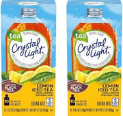 Crystal Light Powdered Drink Mix, Lemon Iced Tea, 10 CT, 0.7 OZ (Pack of 2)