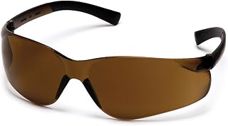 Pyramex Ztek S2510S Safety Glasses Case of 12 (Coffee)