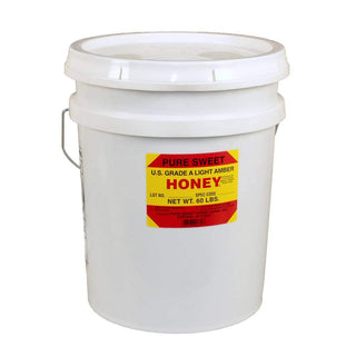 Light Amber 60 Pound -- 1 Pail by Honey – 60 pounds