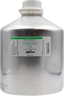 LorAnn Oils Super Strength Peppermint Oil, Premium Flavoring for Baking and Confections, 1 Gallon Bulk Size, Intense Aroma, Ideal for Professional Use, USA Made