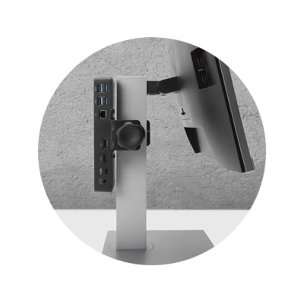 Docking Station Mounting Bracket () by Kensington – Universal, Aluminium, Black, Model K34050WW