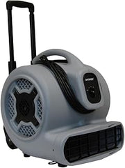 XPOWER P-800H 3/4 HP 3200 CFM 7.5-amp 3 Speeds Professional Air Mover with Telescopic Handle and Wheels