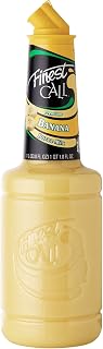Finest Call Premium Banana Puree Drink Mix, 1 Liter Bottle | Smooth & Refreshing Taste of Sweet Bananas | Cocktails & Mocktails, Premium Ingredients, Consistent Quality, Easy Pour Spout