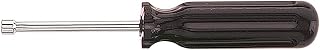 KLEIN TOOLS S6 3/16-Inch Nut Driver, Made in USA, with Hollow Shaft and Comfordome Handle