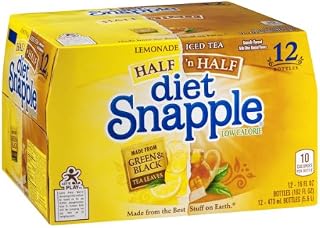 Snapple Diet Half 'n Half Tea, 16 Ounce (12 Bottles)