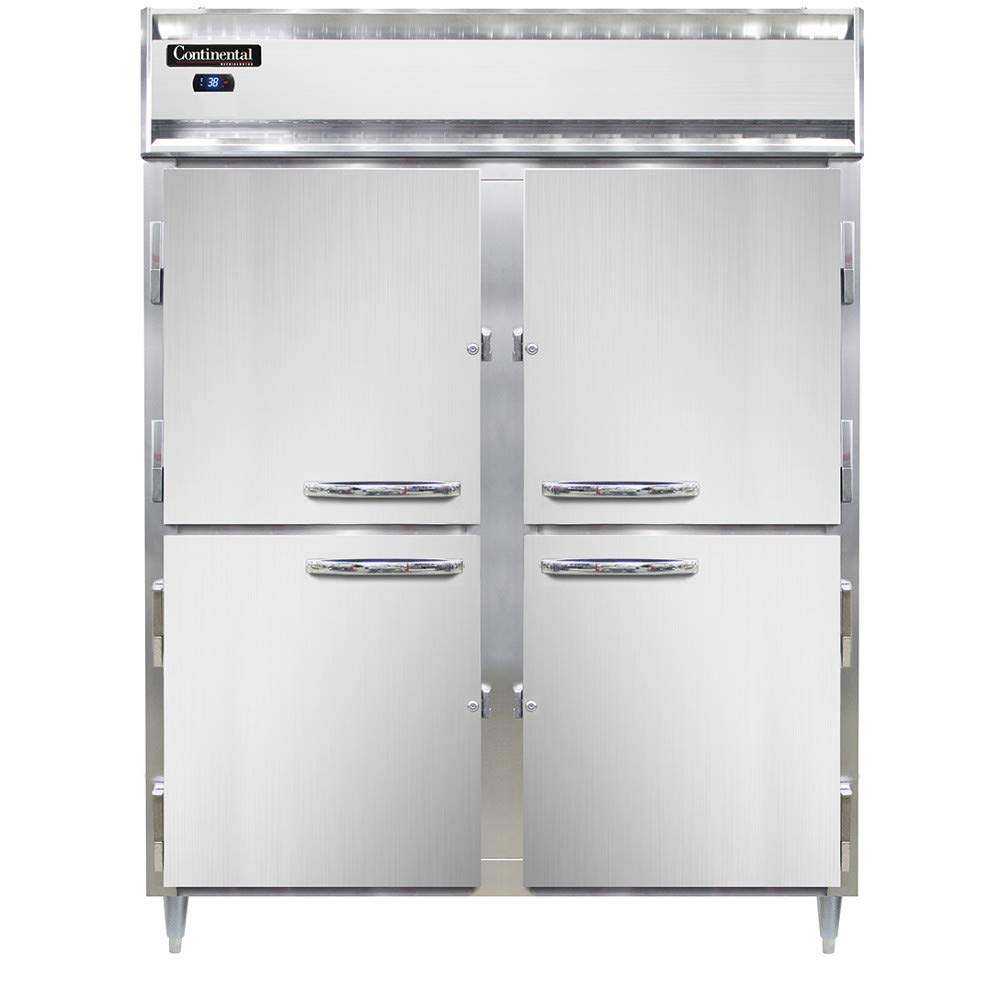 DL2RE-PT-HD Designer Line Extra-Wide Two Section Pass-Thru Refrigerator by Continental Refrigerator – Commercial Grade