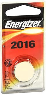 Energizer Watch Battery 3 Volt ECR2016BP 1 Each (Pack of 2)
