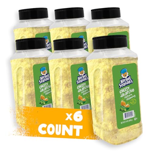 Kernel Season's Cheesy Jalapeno / 24 Ounce (Pack of 6) / 6 Popcorn Salt