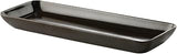 G.E.T. 14 1/6" x 5 1/2" Brown Rectangular Porcelain Platter (Set of 12)