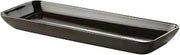 G.E.T. 14 1/6" x 5 1/2" Brown Rectangular Porcelain Platter (Set of 12)