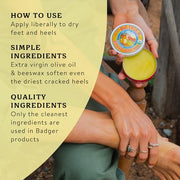 Badger 2 Ounce (Pack of 2) / Peppermint & Tea Tree / 2 Foot Creams & Lotions