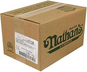 Nathans Famous 5/1 Skinless Beef Frank, 7 inch -- 50 per case.