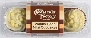 Cheesecake Factory At Home Vanilla Bean Mini Cupcake - 3 per pack - 12 packs per case.