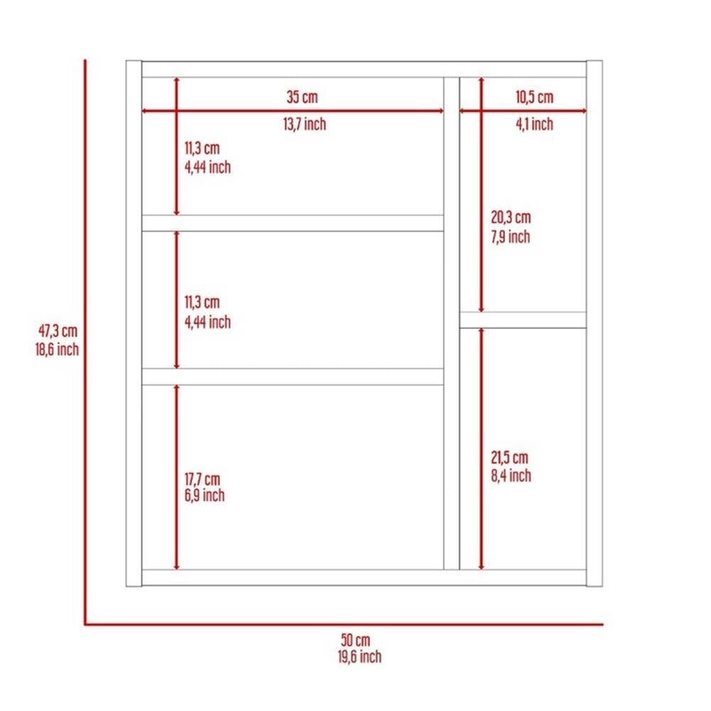 Tuhome White / unspecified / 1 Medicine Cabinets